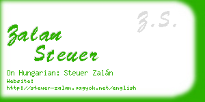 zalan steuer business card